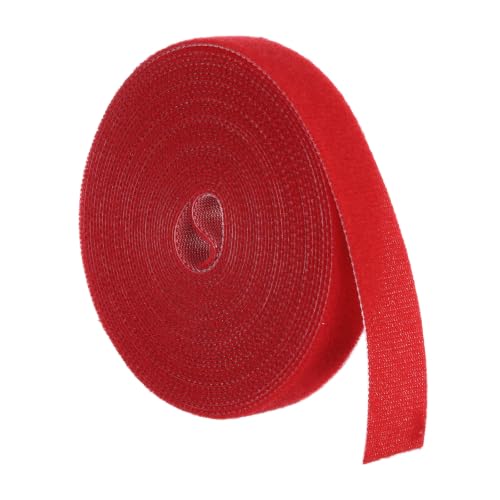 HARFINGTON Garden Plant Tape 16.4ft 19/32" Reusable Ties Strap Red - color: Red, size: 16.4ft x 19/32"