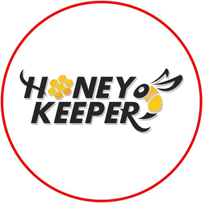 Honey Keeper Beekeeping Gloves - Goatskin Leather with Canvas Sleeve and Elastic Cuff