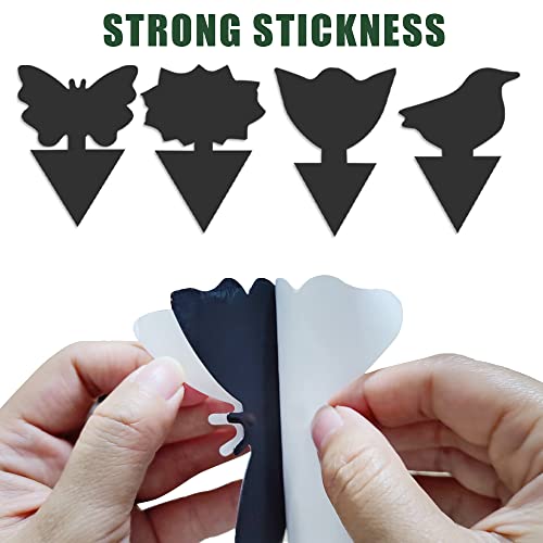 36 Pack Fungus Gnat Traps for House Plants, Sticky Traps for Indoor Outdoor Use to Get Rid of Whitefly Mosquitoes Fungus Gnats Thrips Leafminer Flying Insects Protect Your Plants (Black)