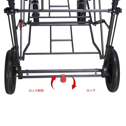 TMZ Collapsible Wagon with 2 Foldable Seats, Folding Wagon with Canopy, Multi Functional Cart with Adjustable Handle Bar, Front Expandable for Transport Camping (Turquoise/Grey) - color: Turquoise/Grey