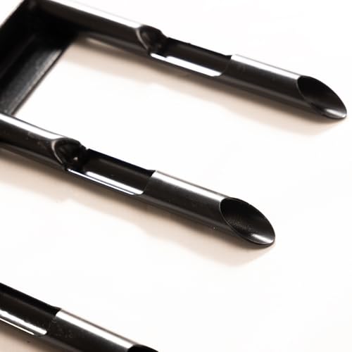 Manual Core Aerator Lawn Tool with 4 Hollow Heavy Duty Garden Aerating Tool with Anti-Slip Foot Bar & T-Handle for Lawn Health Garden Soil Loosener Tools (Black)