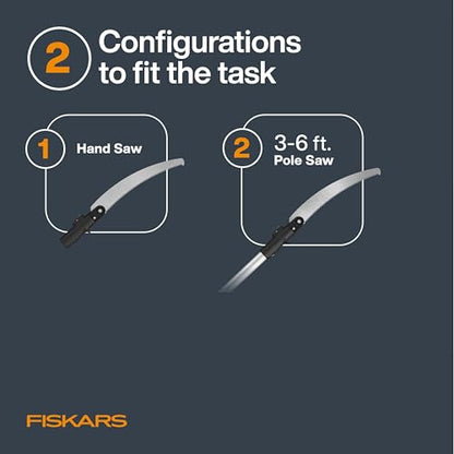 Fiskars 3-6 Ft XtendControl Extendable Modular Pole Saw & Tree Trimmer - style: 6' X1 Saw