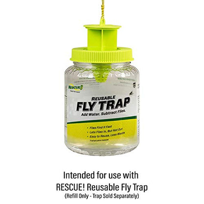 RESCUE! Reusable Fly Trap Bait Refill – Outdoor Use - style: Refill