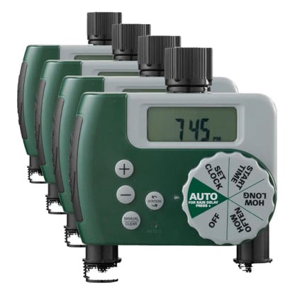 Orbit Programmable Digital Hose Watering Timer, 58910, 2 Outlet (Pack of 4) - size: 2 Outlet (Pack of 4)