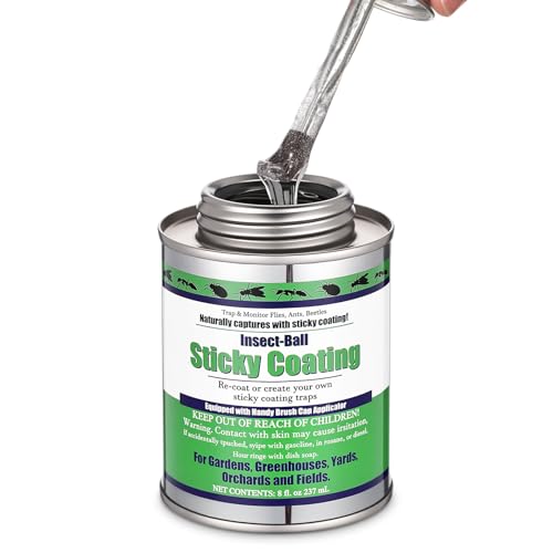 1 Pack Sticky Coating Insect Trap with Brush, Tree Barrier,8 Oz - size: 8 oz