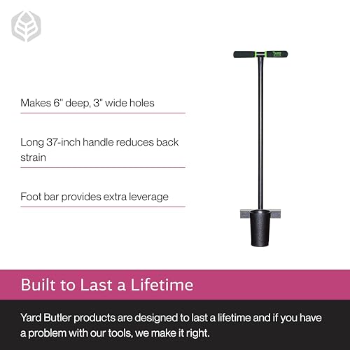 Yard Butler Bulb and Garden Planter, Planting Tool, IBPL-6
