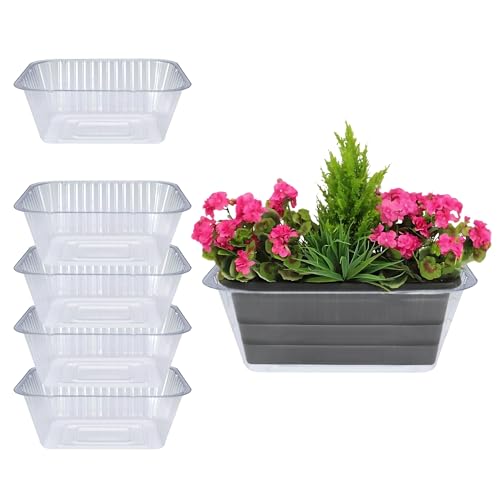 Curtis Wagner Plastics Oval Clear Heavy Gauge Vinyl Basket Liner (5-Pack) - Clear, Oval (Diameter: 5.5 x 3.5 Base, 7.5 x 5.5 x 2.75 Top, 2.75 Depth) - color: Oval, size: Base 5.50" x 3.50"