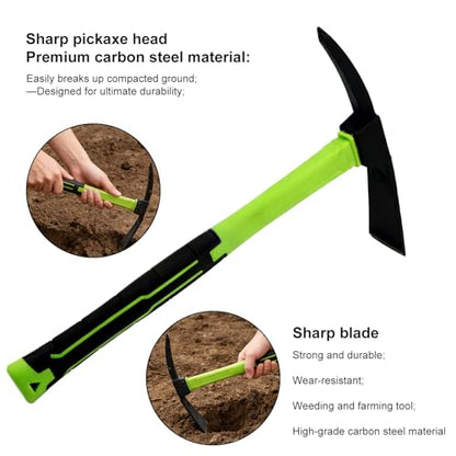 2pcs Garden Hoe and Hand Rake Set