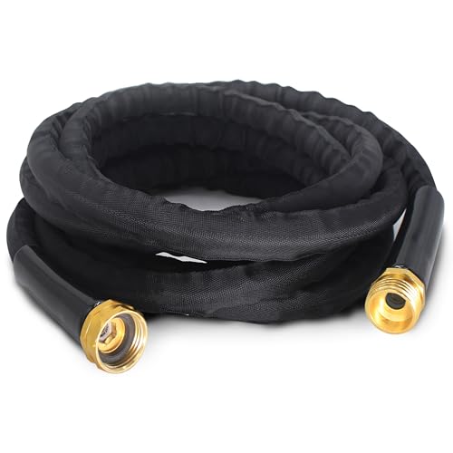 10FT Short Garden Hose, Flexible Water Hose for Connection, Balcony, Bathroom Use, Durable PVC, Leak-Free Fittings, Compact Utility Hose