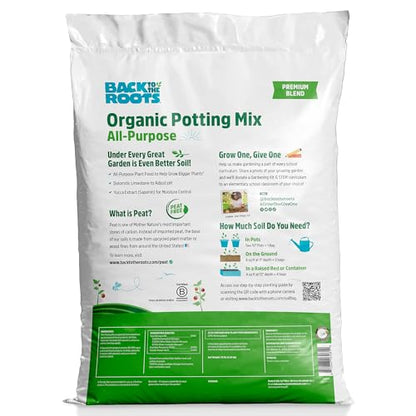 Back to the Roots 25.7qt (1 Cubic ft) Organic Premium Mulch - size: 25.7 quart, style: Mulch