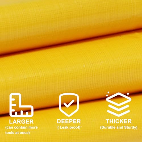 30" X 30" Large Plant Repotting Mat for Indoor Plants Potting Soil, Foldable Waterproof Plant Repotting/Potting Tray, Portable Potting Mat Gardening Tray for House Plants (Medium 30 X 30" (Orange)) - size: Medium 30 X 30" (Orange)