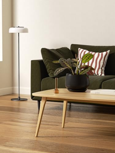 LE TAUCI Plant Pots, 4.1+5.1+6.5 inch, Set of 3, Black, Indoor Pot - color: Black