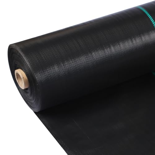GarveeLife 4 x 300 ft Weed Barrier Fabric,3.2 oz Landscape Fabric,Heavy Duty PP Ground Cover for Gardening,Farming - color: 3.2oz 4*300FT