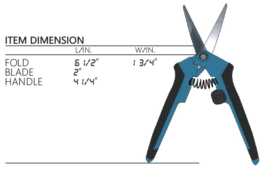 Lightweight Pruner Curved HK Gardening