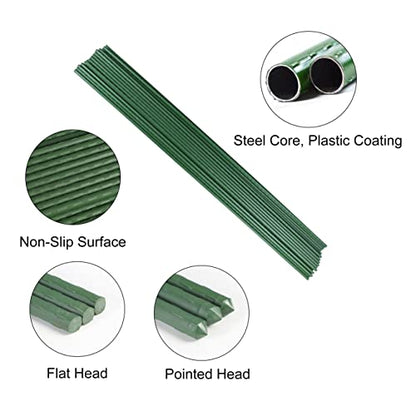 Garden Stakes, 24 Inch 2Ft Steel Plant Tomato Stakes, 25 Pack - size: 24 inch
