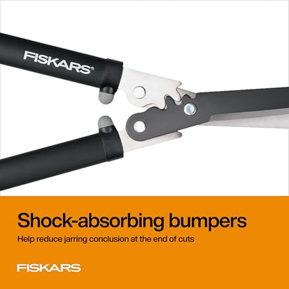Fiskars 23" PowerGear Garden Hedge Shears, 10" Stainless Steel Blades - style: 23" PowerGear