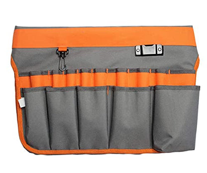 MELOTOUGH Bucket Idea Bucket Tool Organizer With 35 Pockets Fits to 3.5-5 Gallon Bucket (Orange) … - color: Orange
