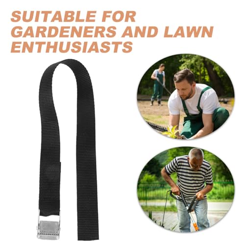 Toddmomy Garden Aerator Shoes Strap 8 Pack Lawn Aerator Shoe Strap Replacements for Patio Lawn Garden Yard Soil Aeration Easy-Assembly Bands for Mowing and Outdoor Use