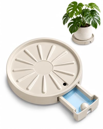 Plant Caddy with Wheels 12 Inch, Indoor Outdoor Rolling Plant Saucer - size: 12.5-inch