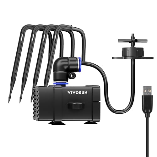 VIVOSUN FlexFeed Drip Irrigation Kit, 4W Automatic Irrigation System - style: Drip Irrigation Kit Only for Vgrow