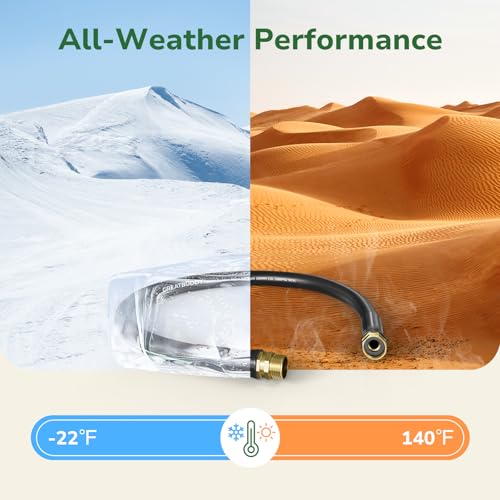 GreatBuddy Garden Hose 3ft, 5/8" Heavy Duty Water Hose - size: 3ft