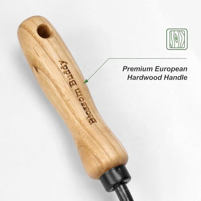 Stainless Steel Garden Hand Spork for Digging, Weeding, Loosening Soil - size: 29.5CM Garden Spork