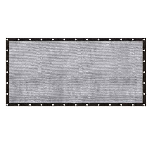 Cool Area 60-70% Mesh Tarp Shade Screen with Grommets, 10x12ft, Black - size: 1 0'X1 2'