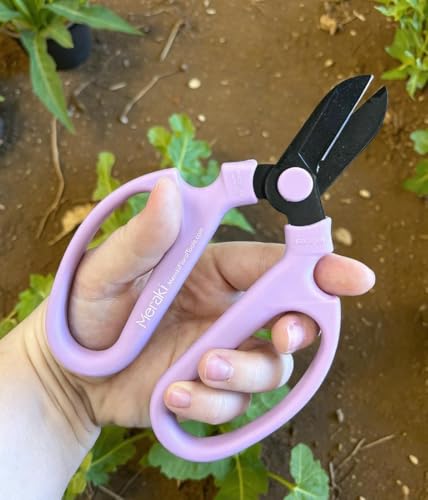 Garden Pruning Shears Scissors Carbon Steel Blades 6.7 In, Snapdragon - Lavender - style: 6.7 inch Lavender