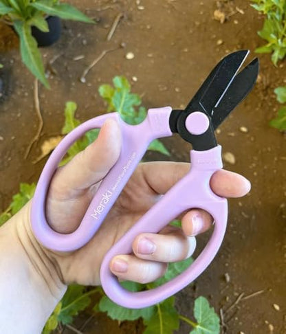 Garden Pruning Shears Scissors Carbon Steel Blades 6.7 In, Snapdragon - Lavender - style: 6.7 inch Lavender