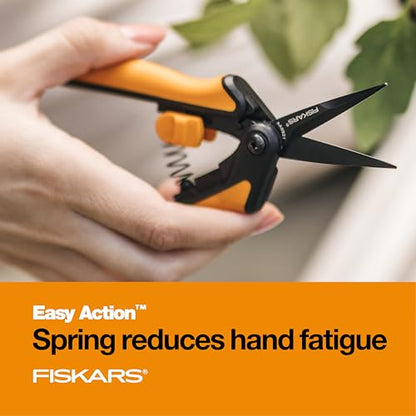 Fiskars 6" Non-Stick Pruning Snips, Resin-Resistant Garden Scissors, 2-Pack - style: Non-Stick Snips (2-Pack)