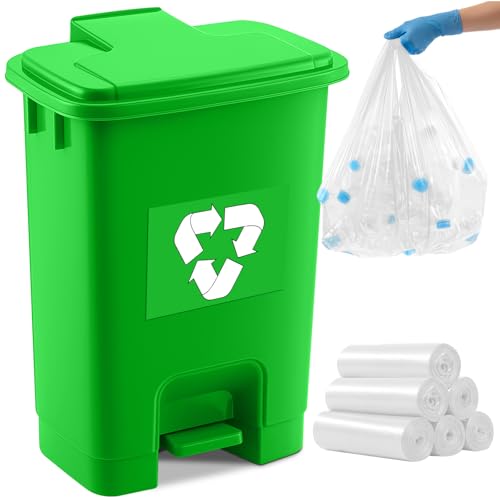 Geiserailie 1 Set 15L Green Compost Bin Kitchen - size: 15l
