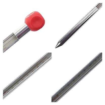 Garden Soil Thermometer 320mm Aluminium Case - Monitor Soil Temperature