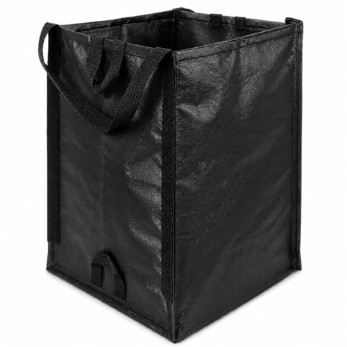 DURASACK Heavy Duty Home and Yard Bags, Black, 3 Pack - color: Black