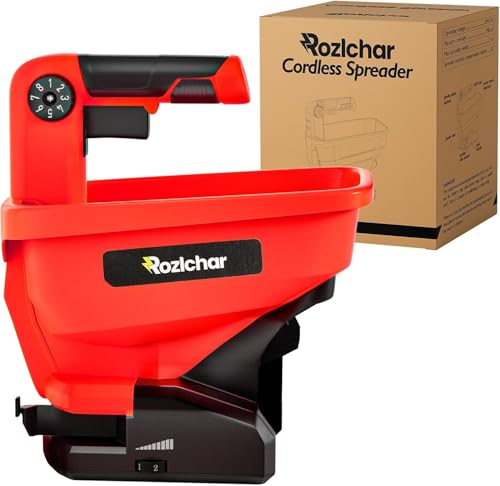 Rozlchar Power Spreader Compatible for Milwaukee 18V, Covers 5,000 sq. ft. - color: Red