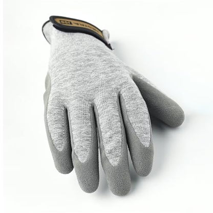 Hestra Job Verde Flex, Gardening Gloves with Latex Grip, Breathable, Seamless High Dexterity for Planting & Yard Work - size: 10