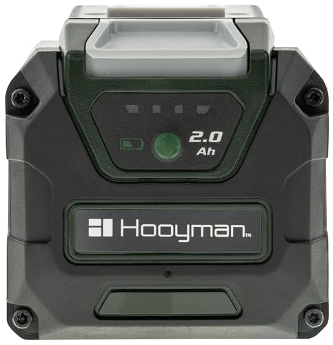 Hooyman Cordless 40 Volt Pole Saw Battery with Charge Level Indicator, 70 Minutes of Power Per Charge, and 40 Percent Longer Life for Tree Pruning, Tree Trimming, Hunting, Camping, and Outdoor - style: 40V Battery