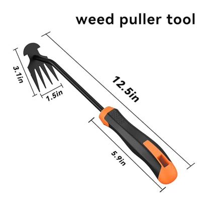 Weed Puller Tool,Portable Garden Hand Tool for Weed Removal