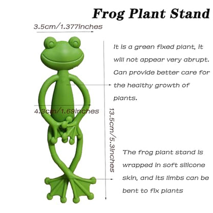 6pcs Frog Plant Stand Holder Plant Propagation Buddy for Indoor Accessories