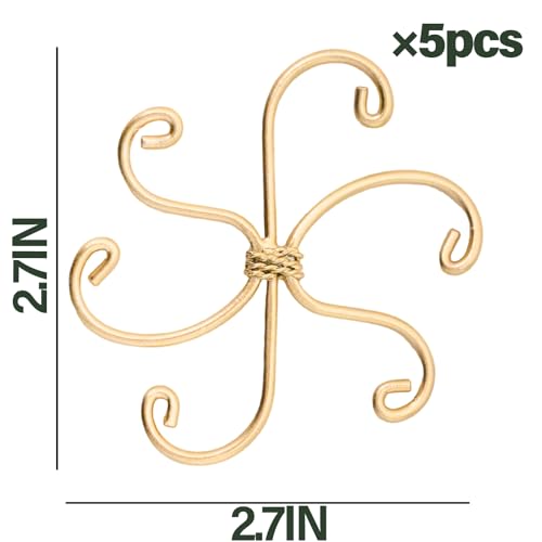 5Pcs Monstera Plant Stem Support Hook-2.75x2.75in Plant Stem Holder - size: 2.75 x 2.75 inches