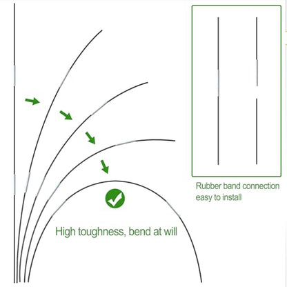 2 Pcs Winter Plant Covers with Stakes, Frost Protection Tent for Shrubs and Bushes , Waterproof, Reusable & Easy Setup , Suitable for Keeping Outdoor Plants Warm in Winter and Sun protection in summer
