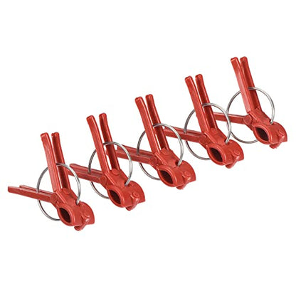 MECCANIXITY Plant Grafting Clips Plastic Curved Mouth Garden Clamps Fixing Connects Gardening Tool for Vegetable Vine Pack of 100