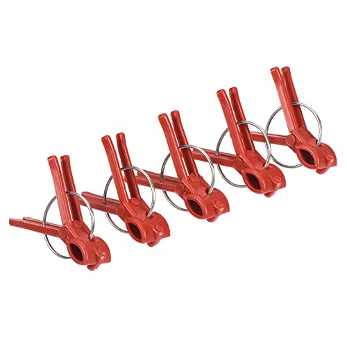 MECCANIXITY Plant Grafting Clips Plastic Curved Mouth Garden Clamps Fixing Connects Gardening Tool for Vegetable Vine Pack of 100