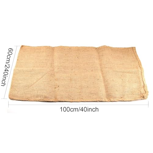 KEILEOHO 4 Pack 40 X 24 Inch Burlap Bags, Large Burlap Sacks for Gardening, Planting, Potato Sack Race Bags for Gardening, Planting, Potato Sack Race, Christmas Party - size: 4 Pack 40 X 24 Inch