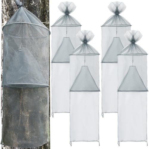 Qualirey 8 Pack Spotted Lanternfly Trap Lanternfly Killer for Tree,Grey - color: Gray