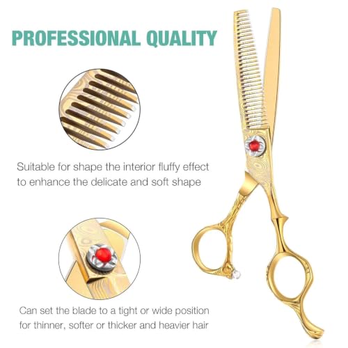 JASON Hair Thinning Scissors Shears - 6" 30-Tooth Professional Cutting - size: 6.10