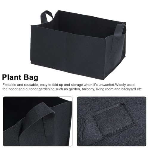 Grow Bags with Handles, Breathable Fabric Raised Garden Bed Planters for Vegetables, Flowers, Tomatoes, Potatoes and Outdoor Garden Planting(S) - size: Small
