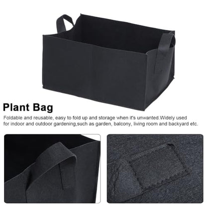 Grow Bags with Handles, Breathable Fabric Raised Garden Bed Planters for Vegetables, Flowers, Tomatoes, Potatoes and Outdoor Garden Planting(S) - size: Small