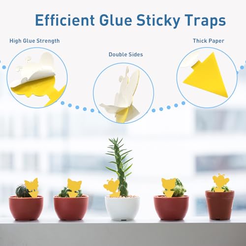 48 Pack Fruit Fly Traps for Indoor Outdoor and Indoor Electric Plug in Flying Insects Mosquito Killer Bug Zapper