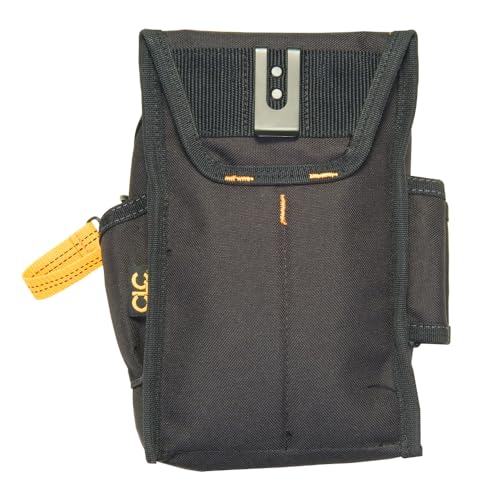 CLC Custom Leathercraft 1524 Ziptop Utility Pouch, Medium, Black, 11 Pockets - size: 11 POCKET