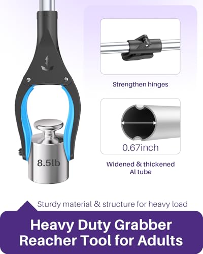 KEKOY Grabber Reacher Tool Heavy Duty, 44 Inch 2 Pack, Grabber for Seniors - size: 44 Inch of 2 Pack